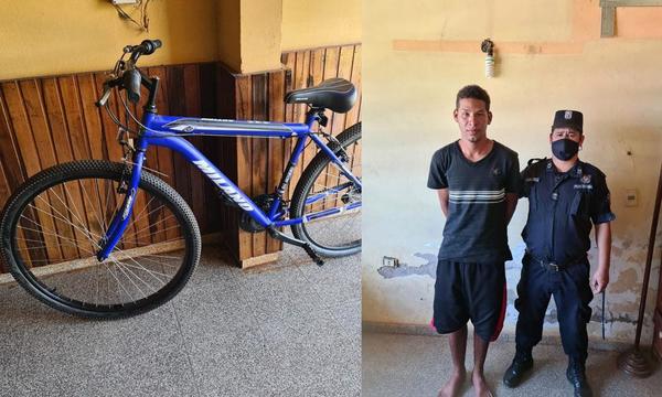 Detienen a delincuente tras robar bicicleta en Coronel Oviedo – Prensa 5