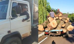 Caaguazú: Rollero ocasionó daños materiales tras rozar por un automóvil y no se hace cargo de los gastos – Prensa 5