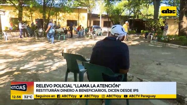 Millonario robo de dinero de IPS: relevo policial “llama la atención” - ABC Noticias - ABC Color