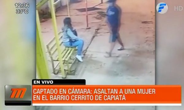Transeúnte evita asalto a una mujer en Capiatá | Telefuturo