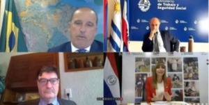 Ministros de Trabajo del Mercosur analizaron mecanismos de recuperación de la pandemia del Covid