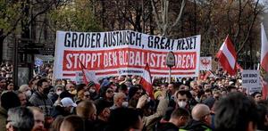 Protestas en Austria por un nuevo confinamiento por coronavirus - ADN Digital