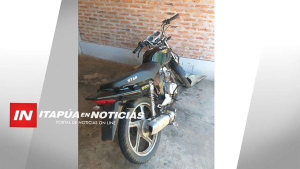 ESTABA CUIDANDO A SU PADRE INTERNADO EN EL HOSPITAL DE BOGADO CUANDO LE ROBARON LA MOTOCICLETA. - Itapúa Noticias