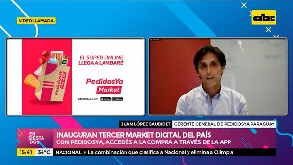 PedidosYa inaugura su tercer market digital del país - Ensiestados - ABC Color