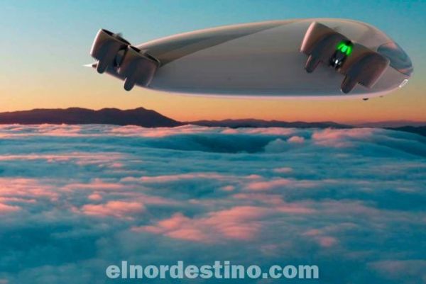 El avión eléctrico eVTOL sin alas con capacidad para 40 pasajeros más un piloto viaja a 300 km/h gracias a su empuje vectorial