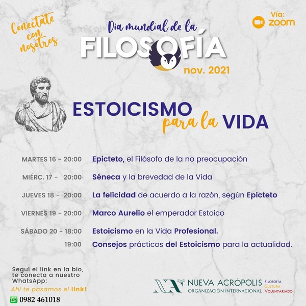 Charlas por el Día Mundial de la Filosofía - San Lorenzo Hoy