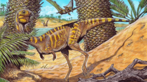Descubren un dinosaurio sin dientes en Brasil