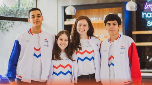 Paraguayos ganan medallas de bronce en Olimpiadas de matemáticas