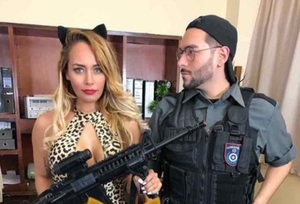 Nabila Ovelar la invitada sexy de Comisaría 13
