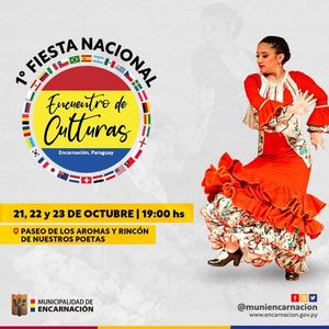 Invitan a la Primera Edición de la Fiesta Nacional Encuentro de Culturas en Encarnación