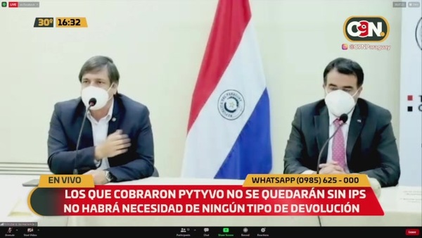 IPS desbloquea a personas que recibieron Pytyvo - C9N