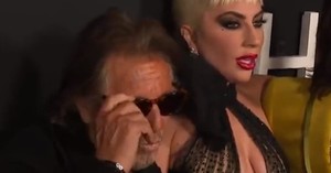 Lady Gaga encaró a fotógrafo que le pidió a Al Pacino que se quitara los lentes de sol: “¡No le digas eso!” - C9N