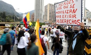Pese al diálogo en Colombia siguen las manifestaciones - Paraguay Informa
