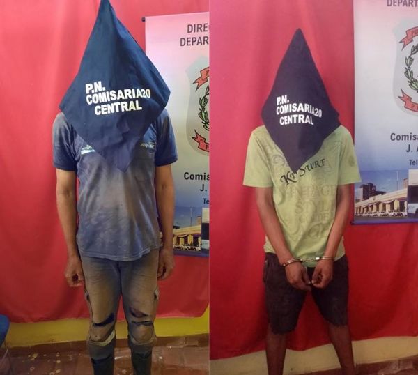 Detienen a dos hombres en J. Augusto Saldívar - Nacionales - ABC Color
