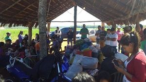 Realizan protestas contra la expulsión de comunidad Mbyá