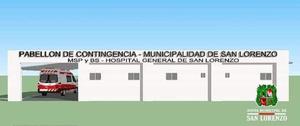 En detalles: presidente de la Junta Municipal explica proyecto de construcción de pabellón de contingencia - San Lorenzo Hoy