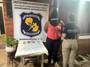 Mujer al servicio del narcotráfico y el dinero fácil cae con droga destinada a adictos de Horqueta – La Mira Digital