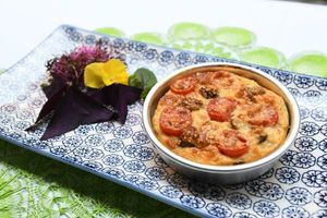 Disfrutá de un delicioso gratinado al horno con tofu