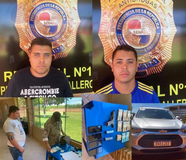 Procedimiento de la Senad en Pedro Juan Caballero, detienen a tres brasileños