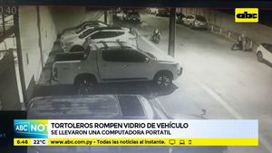 Captan momento en que tortolean una camioneta - ABC Noticias Primera - ABC Color