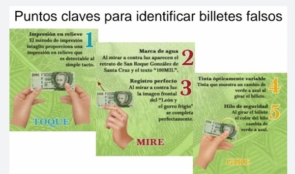 Diario HOY | Policía brinda recomendaciones prácticas para detectar si un billete es falso