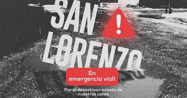 La Nación / Intendente pide declarar “emergencia vial” en San Lorenzo ante calles en mal estado