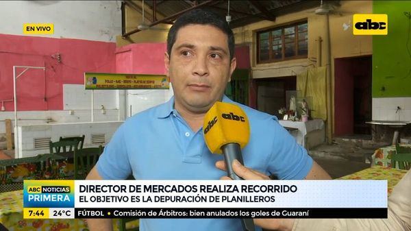 Director de Mercados encontró planilleros de la Municipalidad de Asunción - ABC Noticias Primera - ABC Color