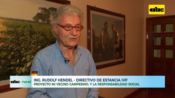 Proyecto mi vecino campesino, y la responsabilidad social - ABC Rural - ABC Color