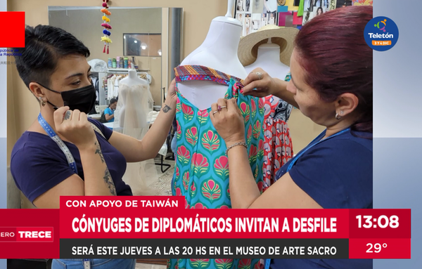 Con apoyo de Taiwán, realizarán desfile de colección "Kuña-Mainó"