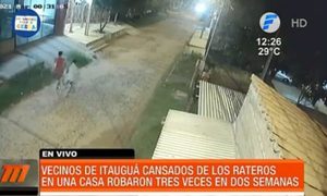 Vecinos de Itauguá cansados de los rateros | Telefuturo