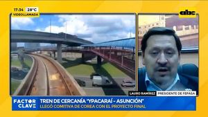 Llegó comitiva de Corea con el proyecto final del tren de cercanía Ypacaraí-Asunción - Factor Clave - ABC Color