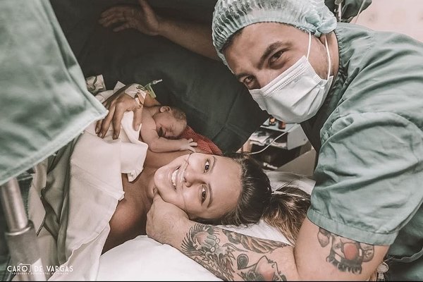 Crónica / ¡Llegó Brunito! Andrea Quattrocchi fue mamá