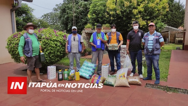 VENDEDORES AMBULANTES DONAN INSUMOS AL HOGAR DE ANCIANOS. - Itapúa Noticias