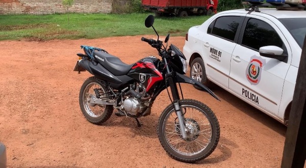 Mediante GPS recuperan motocicleta robada en Concepción