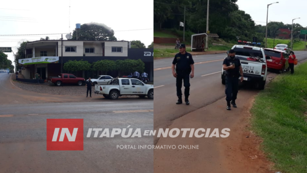 ACCIDENTE DE TRÁNSITO SOBRE RUTA 1 ACCESO COMISOE. - Itapúa Noticias