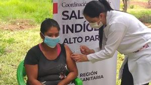 Comunidad indígena de Itakyry accede a vacunarse contra Covid-19