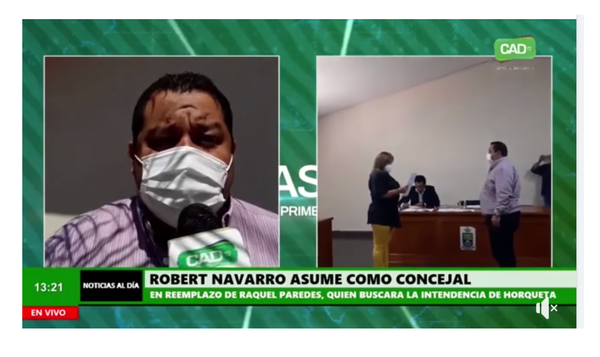 Asume nuevo concejal departamental