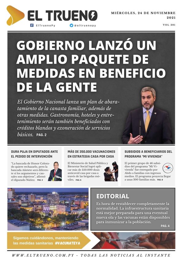 E-paper 24 de noviembre 2021 - El Trueno