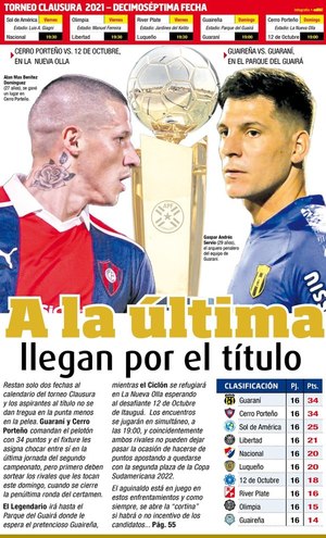 A la última llegan por el título - Fútbol - ABC Color