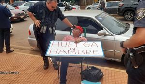 Trabajador inicia huelga de hambre para cobrar indemnización