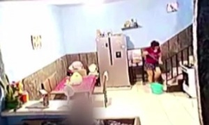 Niñera fue grabada maltratando criaturas en Fdo. de la Mora - SNT