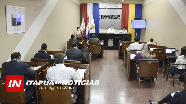 SESIÓN DE LA JUNTA MUNICIPAL, CONCEJALES PRESENTARÁN VEINTENA DE MINUTAS PARA SU ESTUDIO - Itapúa Noticias