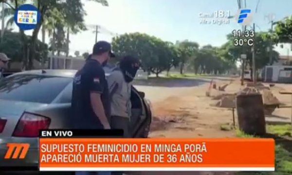 Investigan presunto feminicidio en Minga Porã | Telefuturo