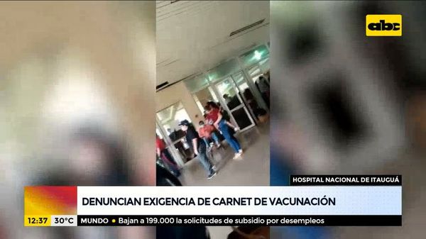 Ministerio de Salud: no se puede exigir carnet de vacunación - ABC Noticias - ABC Color