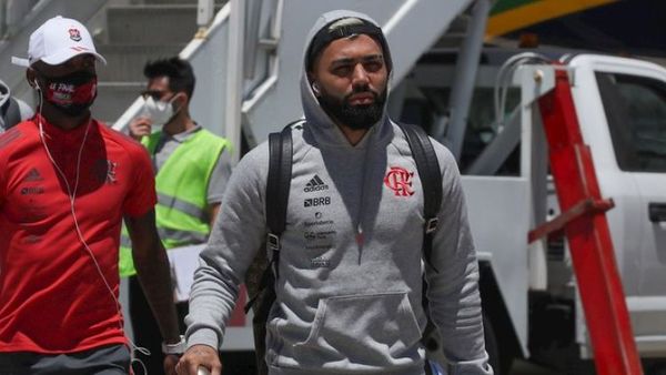Flamengo ya está en Montevideo