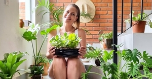 Gise Cassettai habla sobre el beneficio de tener plantas en su vida