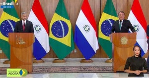Abdo y Bolsonaro abordaron obras de conectividad, asuntos comerciales e Itaipú - El Trueno