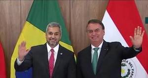 La Nación / Abdo y Bolsonaro evitan mencionar lo conversado sobre el Anexo C de Itaipú