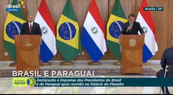 Cuarto intermedio en la conversación entre Abdo y Bolsonaro y nada decidieron sobre la tarifa - ADN Digital