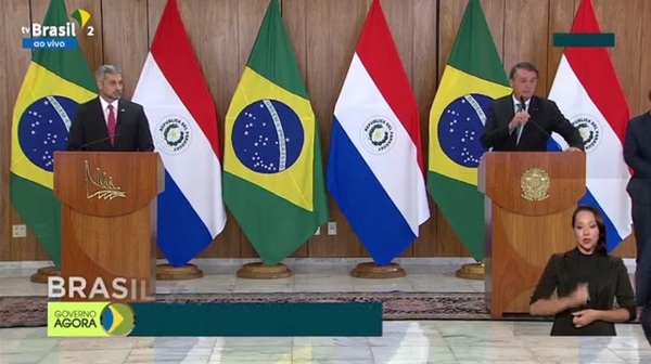 Abdo y Bolsonaro abordaron Tarifa de Itaipu y cooperación contra crimen organizado